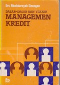 Dasar-Dasar dan Teknik Management Kredit. STIE