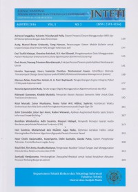 Jurnal nasional teknik elektro dan teknologi informasi (JNTETI). volume 5. no 3 Agustus 2016